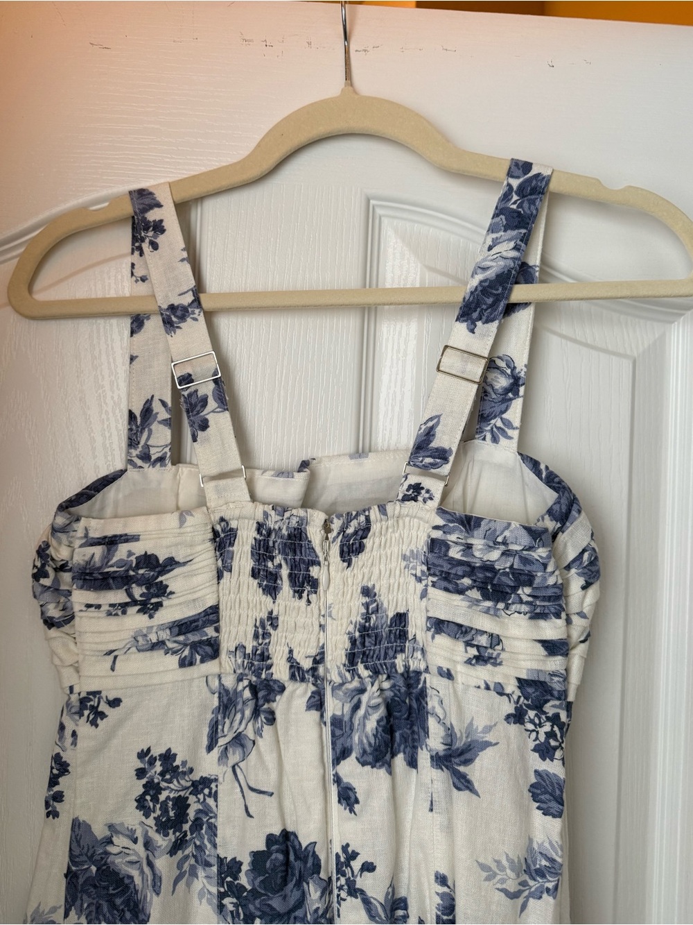 Abercrombie NWT Blue Floral midi sundress - Picture 2 of 3